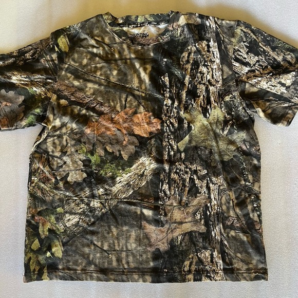 Vintage Hunting Zone Camo Outdoor Made In Haiti Mens XL Short sleeve - Picture 1 of 7